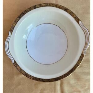 Vintage MCM Noritake Goldkin Pattern‎ #5675 Round Vegetable Serving Bowl 9”